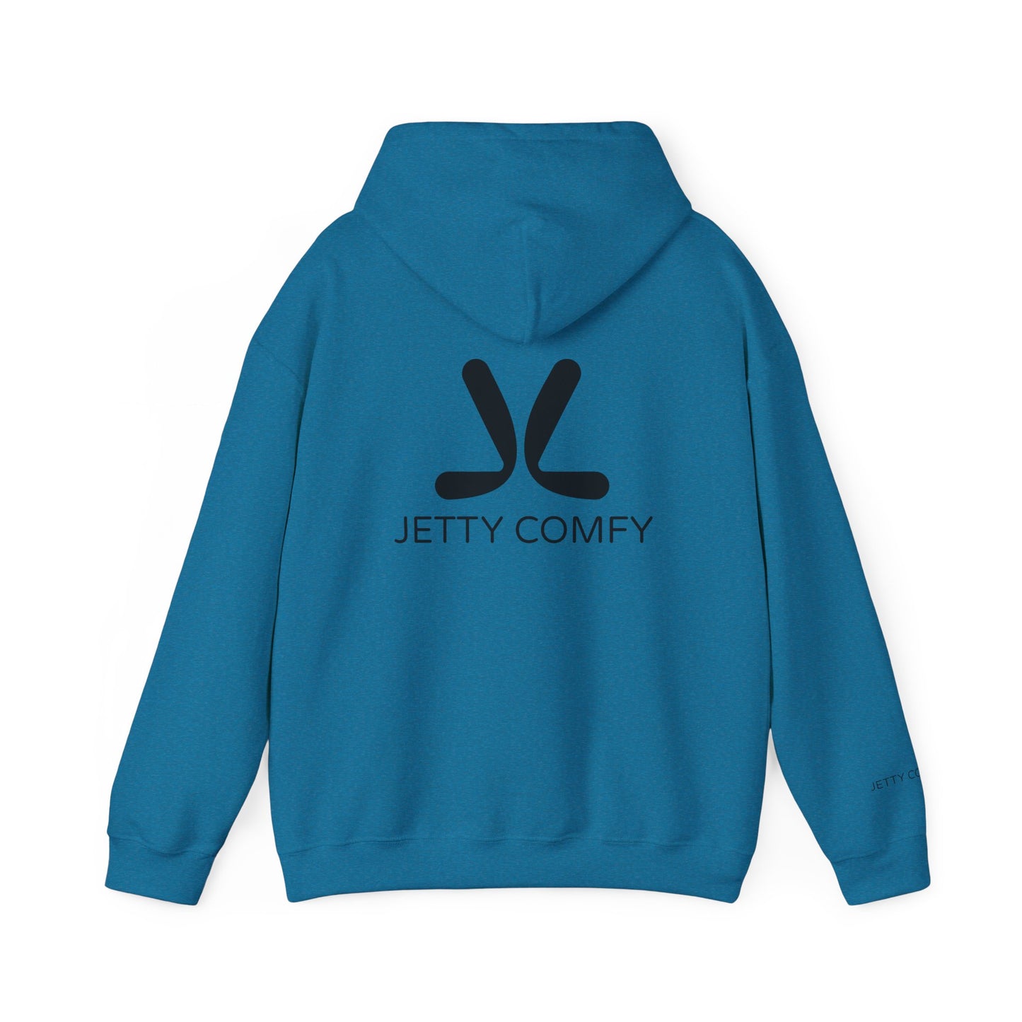 Jetty Comfy™ Signature Logo Unisex Hoodie – Cozy, Stylish & Minimalist