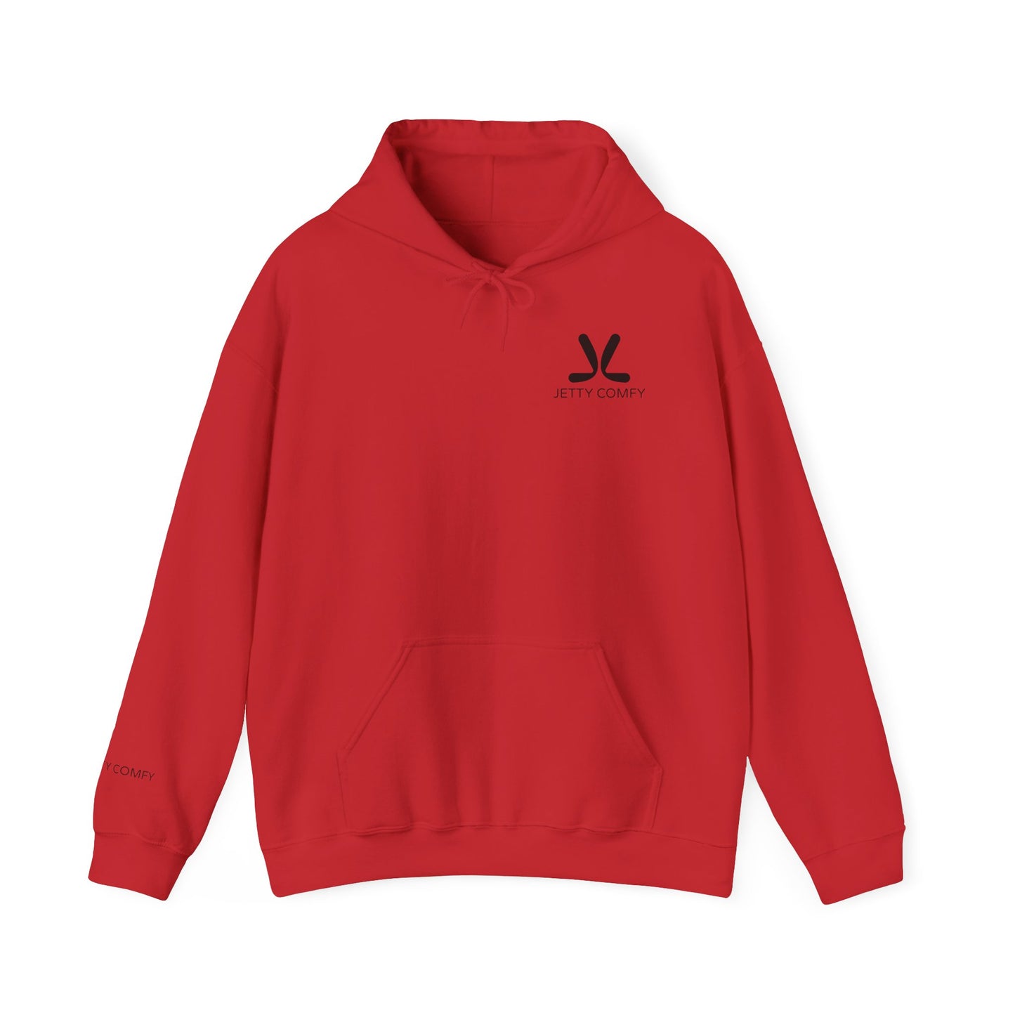 Jetty Comfy™ Signature Logo Unisex Hoodie – Cozy, Stylish & Minimalist