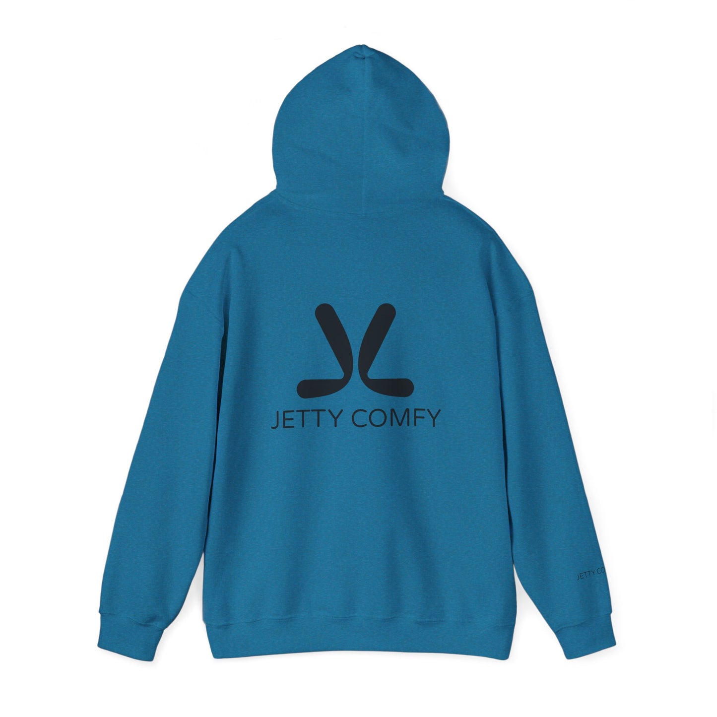 Jetty Comfy™ Signature Logo Unisex Hoodie – Cozy, Stylish & Minimalist