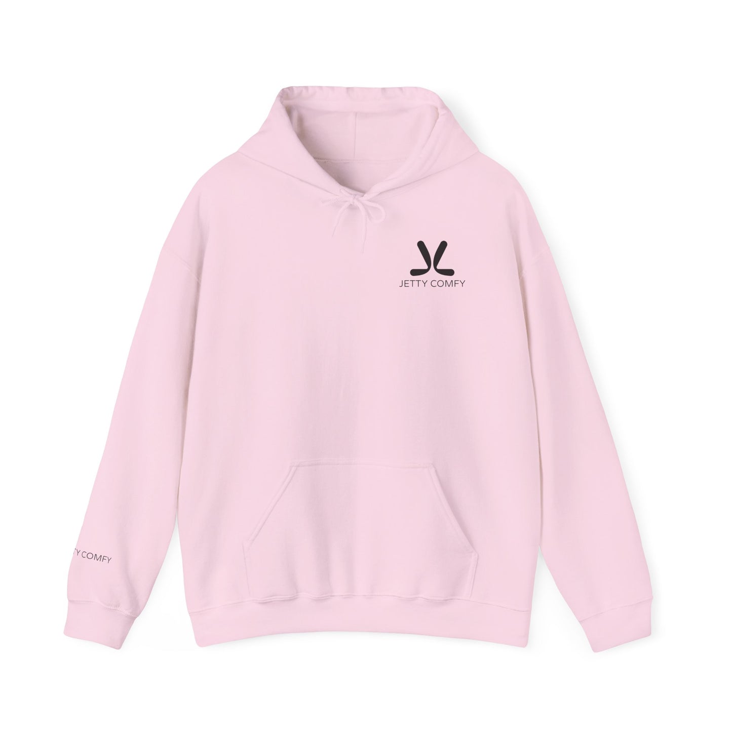 Jetty Comfy™ Signature Logo Unisex Hoodie – Cozy, Stylish & Minimalist