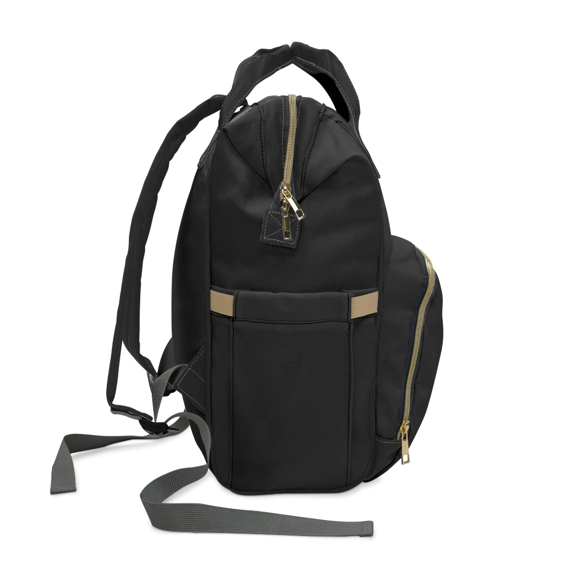 Jetty Comfy™ Signature Logo Black Backpack – Sleek, Spacious & All-Day Comfort