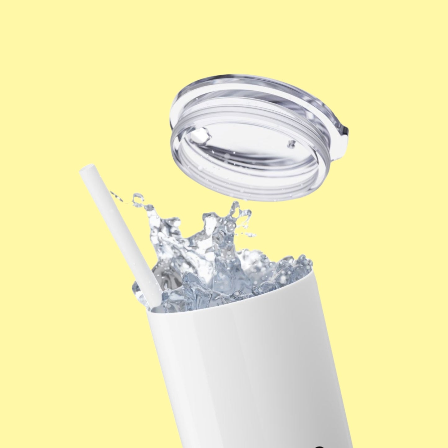 Jetty Comfy™ Signature Logo Tumbler – Sleek, Insulated & BPA-Free (Glossy White)