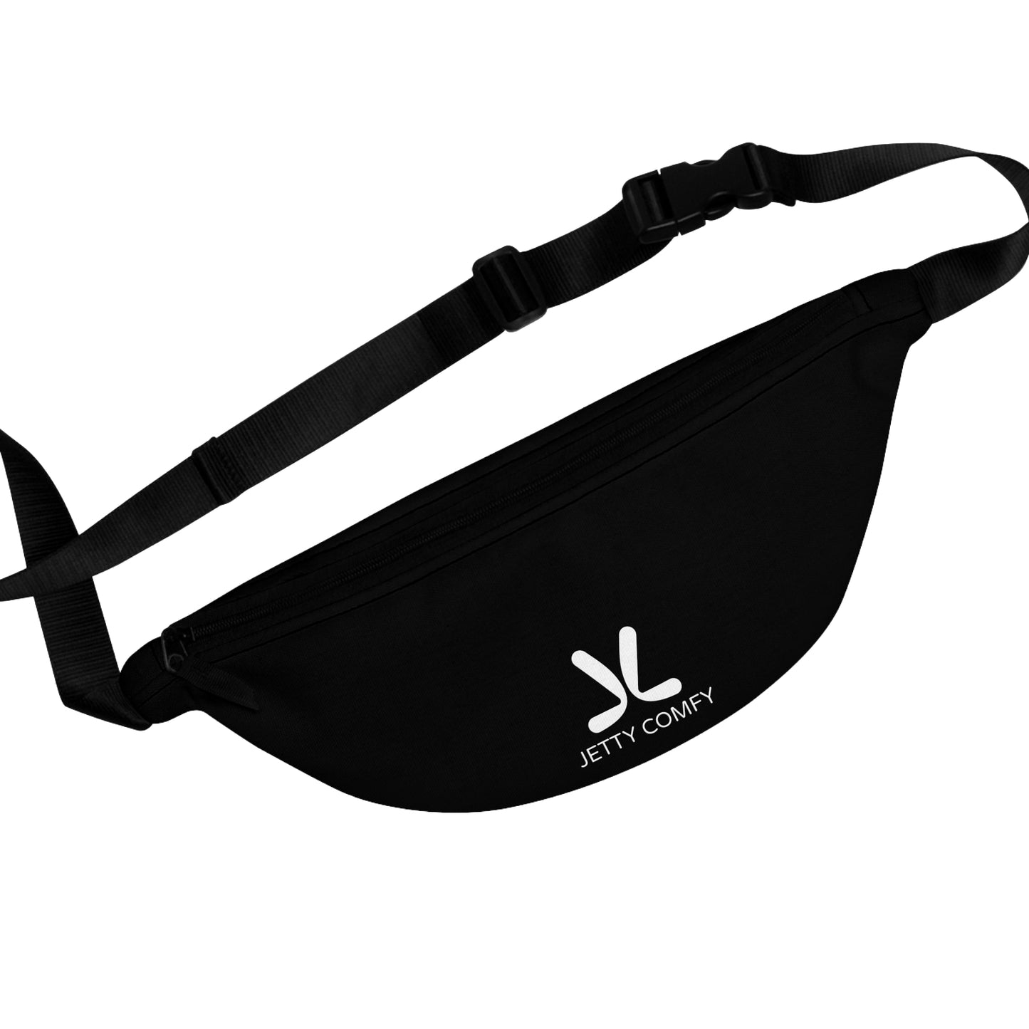 Jetty Comfy™ Signature Logo Fanny Pack – Minimalist, Durable & Travel-Ready