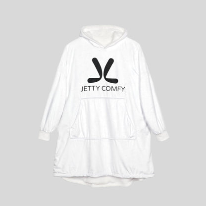 Jetty Comfy™ Oversized White Hoodie Blanket – Ultra Soft, Lightweight & Lounge-Ready