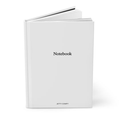 Jetty Comfy™ Signature Hardcover Notebook – Matte Finish, Lined Pages & Minimalist Style