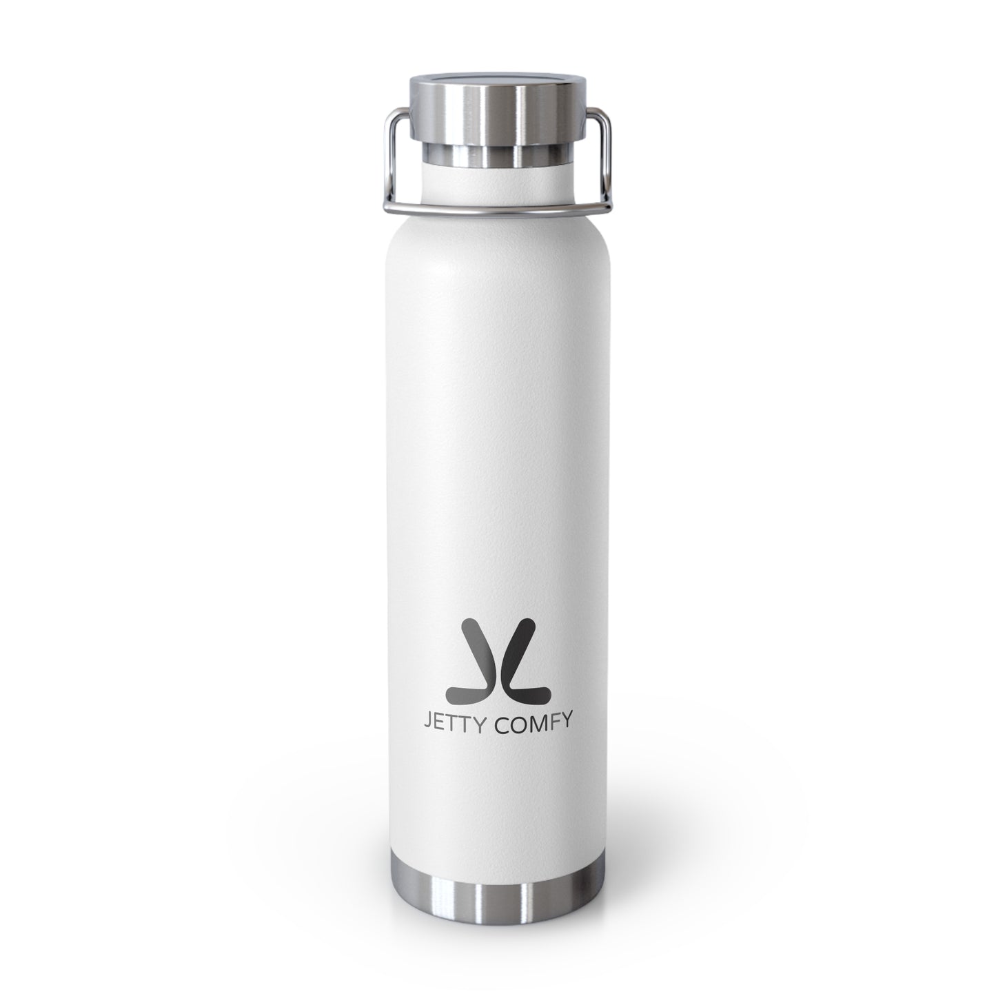 Jetty Comfy™ Copper-Insulated Water Bottle – White, Spill-Resistant & Travel-Ready