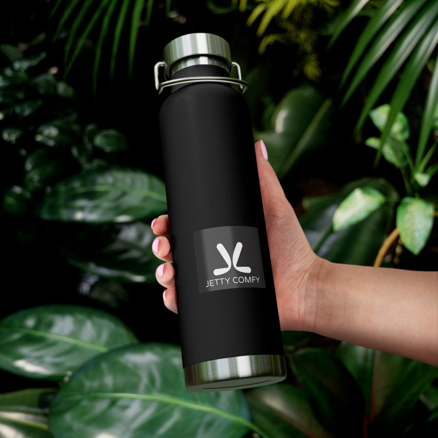 Jetty Comfy™ Copper-Insulated Water Bottle – White, Spill-Resistant & Travel-Ready
