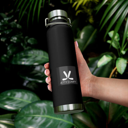 Jetty Comfy™ Copper-Insulated Water Bottle – White, Spill-Resistant & Travel-Ready