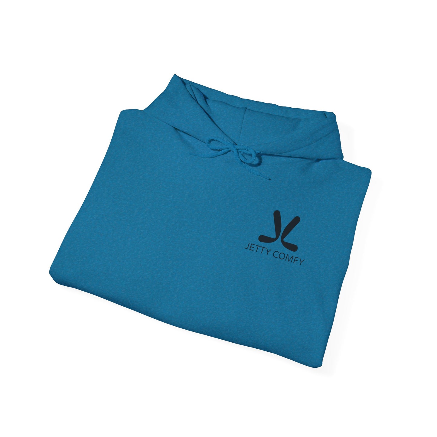 Jetty Comfy™ Signature Logo Unisex Hoodie – Cozy, Stylish & Minimalist