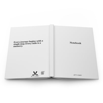 Jetty Comfy™ Signature Hardcover Notebook – Matte Finish, Lined Pages & Minimalist Style