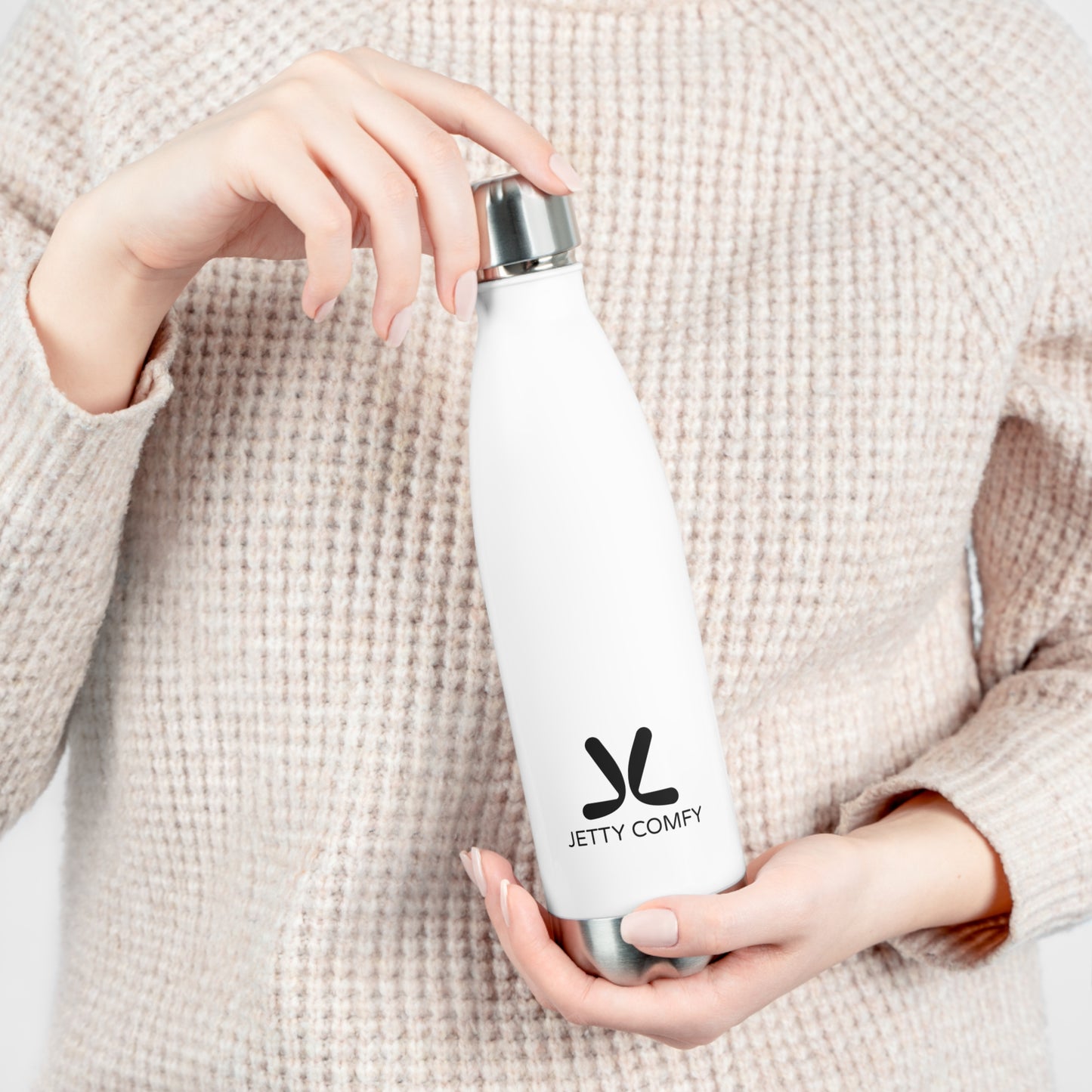 Jetty Comfy™ Signature Logo Insulated Bottle – Sleek, Durable & BPA-Free (20 oz)