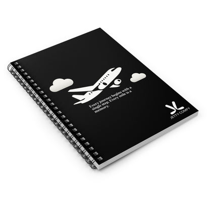 Jetty Comfy™ Signature Spiral Notebook – Compact, Ruled & Minimalist Design