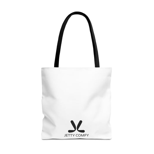 Jetty Comfy™ Signature Logo Tote Bag – Durable & Stylish Everyday Carry
