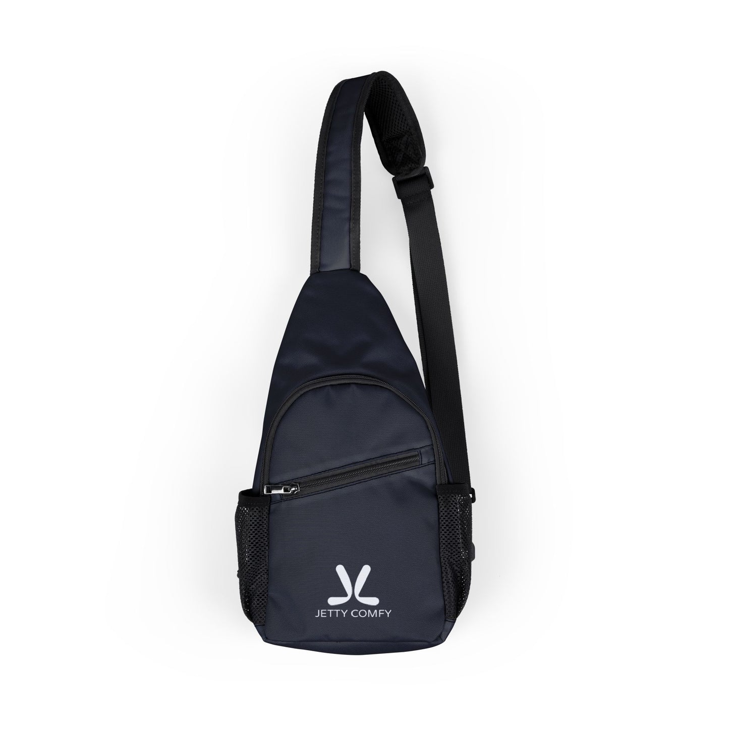 Jetty Comfy™ Signature Logo Sling Bag – Minimalist, Weather-Ready & Lightweight