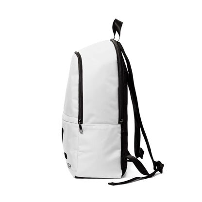 Jetty Comfy™ Signature Logo White Backpack – Lightweight, Waterproof & Built for Daily Life