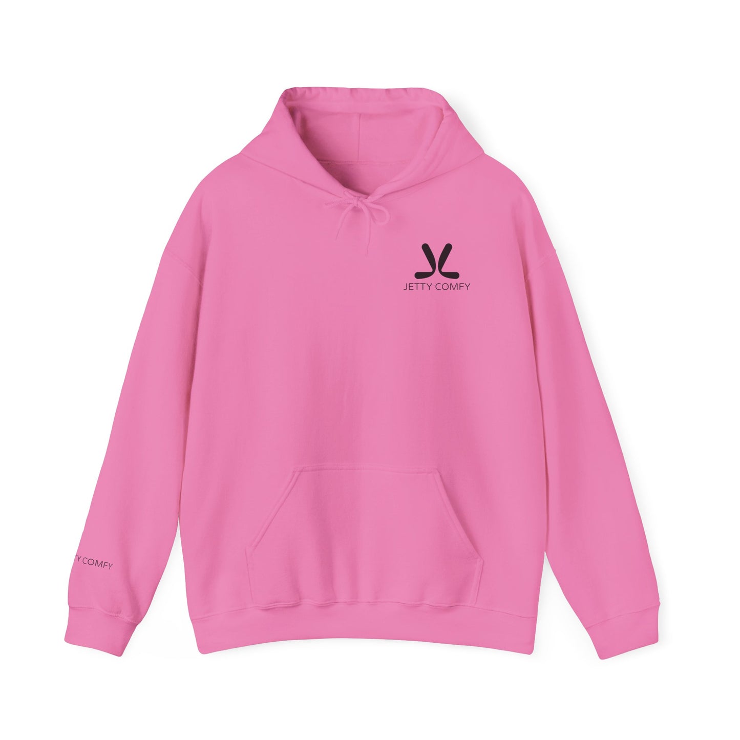 Jetty Comfy™ Signature Logo Unisex Hoodie – Cozy, Stylish & Minimalist