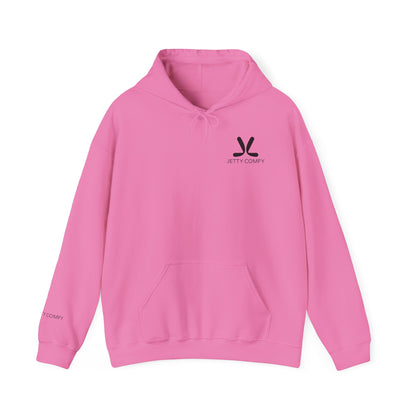 Jetty Comfy™ Signature Logo Unisex Hoodie – Cozy, Stylish & Minimalist