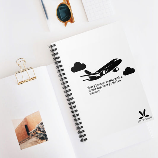 Jetty Comfy™ Signature Spiral Notebook – Compact, Ruled & Minimalist Design