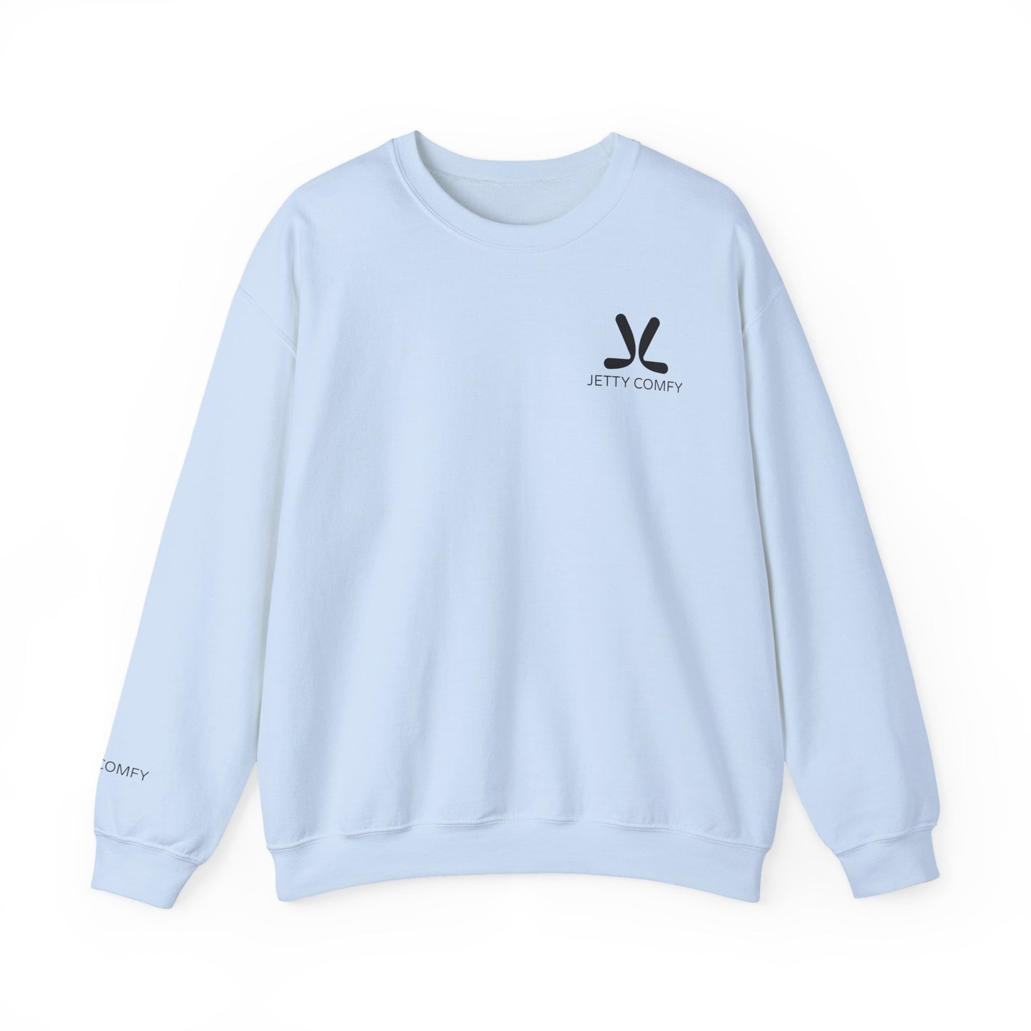 Jetty Comfy™ Signature Logo Unisex Crewneck Sweatshirt – Minimalist, Comfortable & Durable