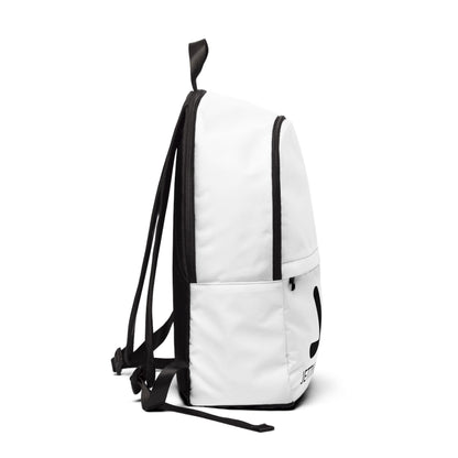 Jetty Comfy™ Signature Logo White Backpack – Lightweight, Waterproof & Built for Daily Life