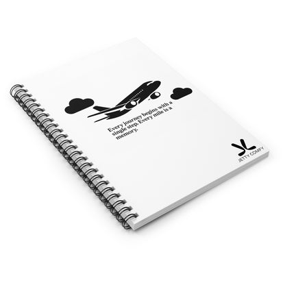 Jetty Comfy™ Signature Spiral Notebook – Compact, Ruled & Minimalist Design