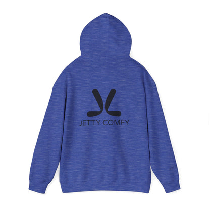 Jetty Comfy™ Signature Logo Unisex Hoodie – Cozy, Stylish & Minimalist
