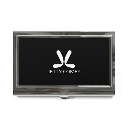 Jetty Comfy™ Glossy Metal Business Card Holder – Sleek, Secure & Professional