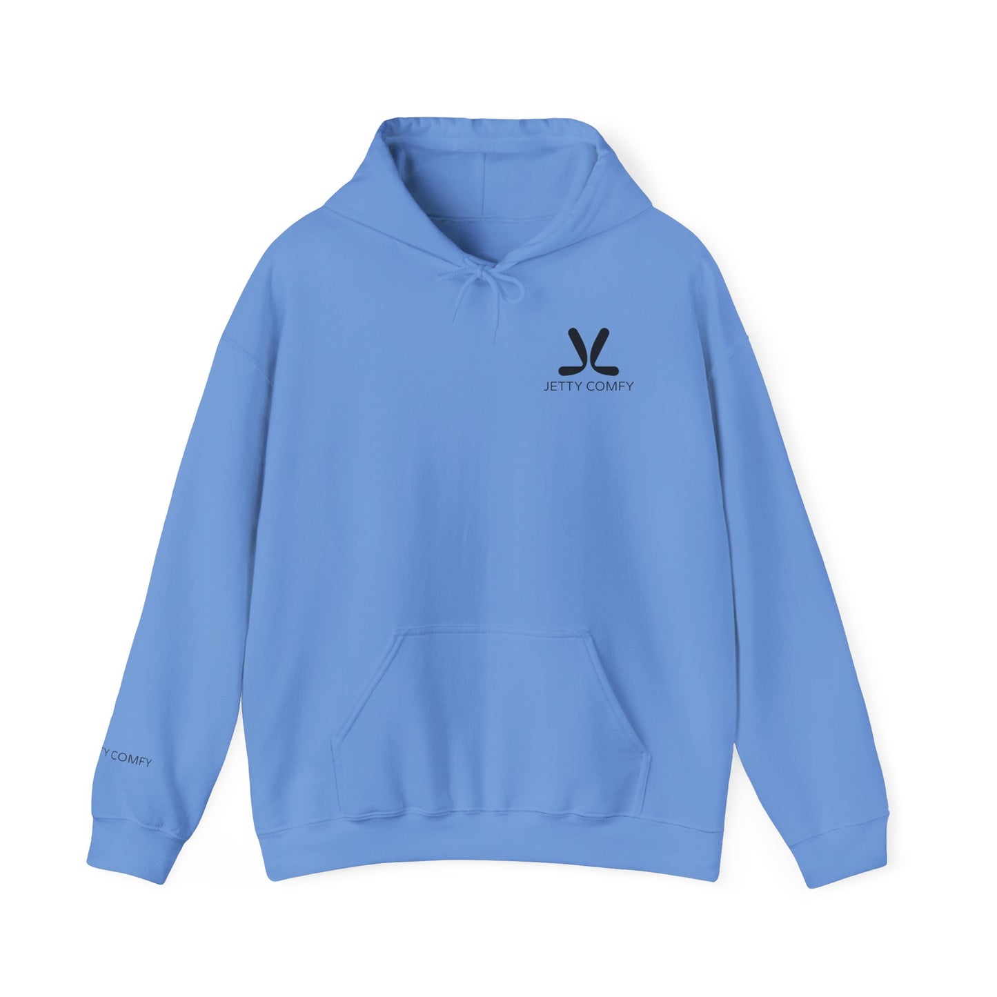 Jetty Comfy™ Signature Logo Unisex Hoodie – Cozy, Stylish & Minimalist