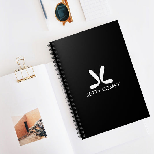 Jetty Comfy™ Signature Spiral Notebook – Compact, Ruled & Minimalist Design