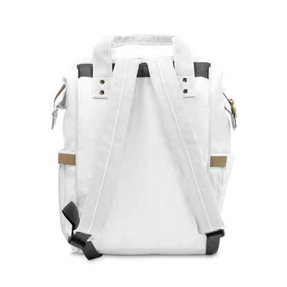 Jetty Comfy™ Signature Logo White Backpack – Tear-Resistant, Spacious & Everyday Ready