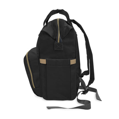 Jetty Comfy™ Signature Logo Black Backpack – Sleek, Spacious & All-Day Comfort