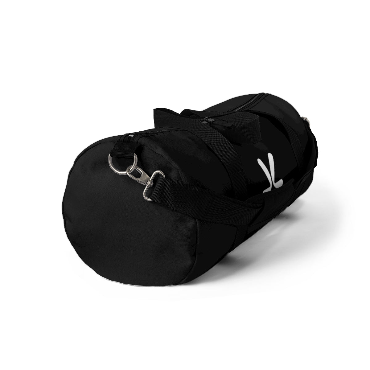 Jetty Comfy™ Signature Logo Black Duffel Bag – Durable, Minimalist & Travel-Ready