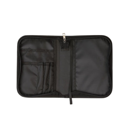 Jetty Comfy™ PU Leather Zippered Book Cover – Black, Sleek & Protective