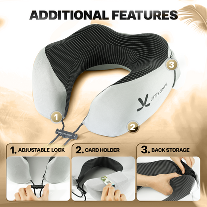 Kocoon Ultimate - Ergonomic Memory Foam Travel Neck Pillow