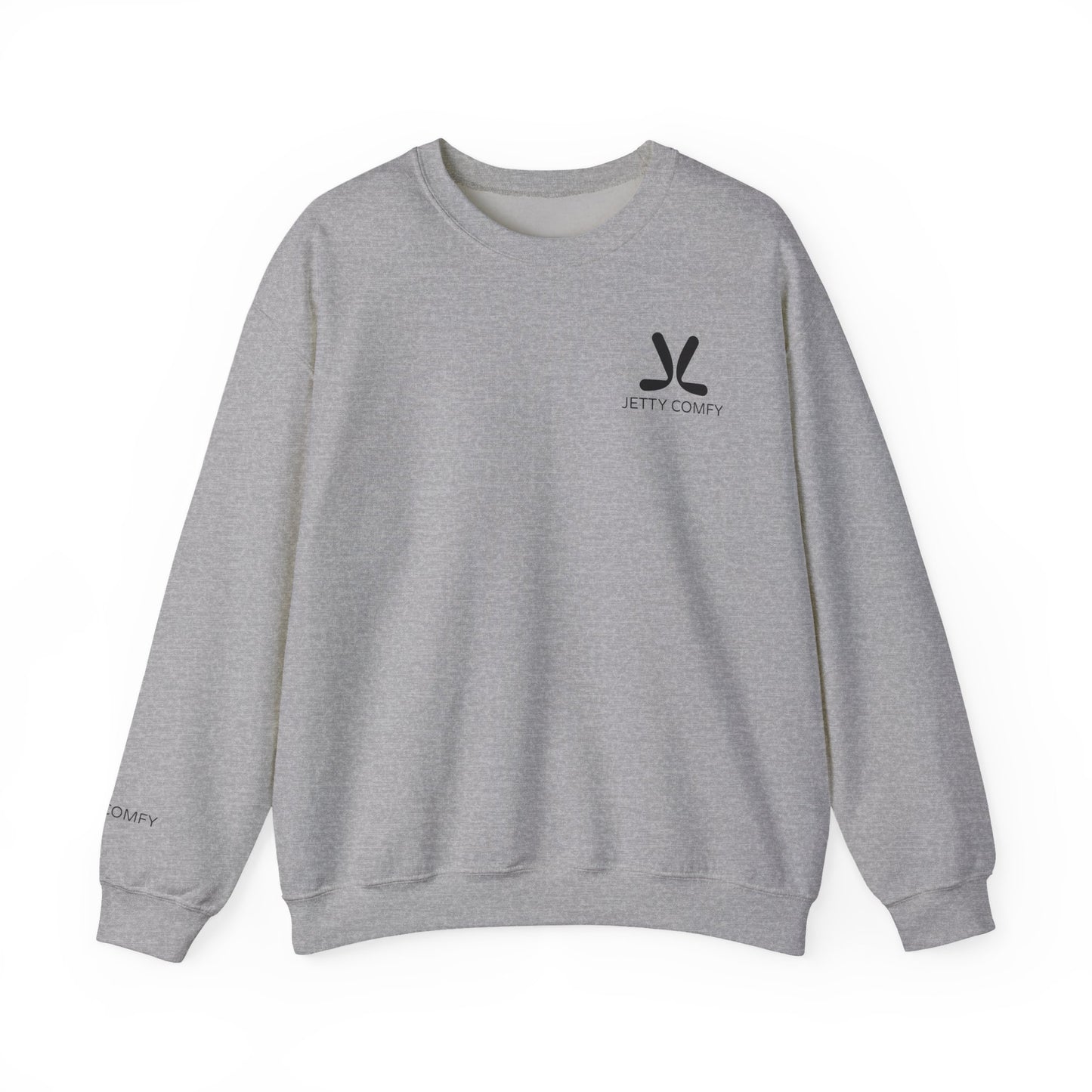Jetty Comfy™ Signature Logo Unisex Crewneck Sweatshirt – Minimalist, Comfortable & Durable