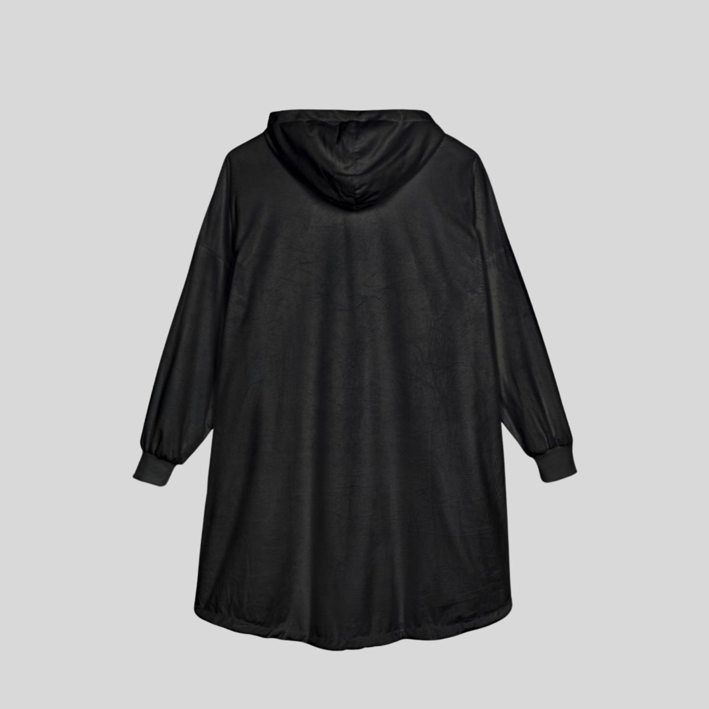 Jetty Comfy™ Oversized Black Hoodie Blanket – Ultra Soft, Lightweight & Lounge-Ready