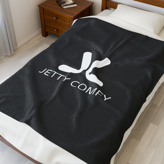 Jetty Comfy™ Luxury Black Throw Blanket – Soft, Durable & Bedroom-Ready