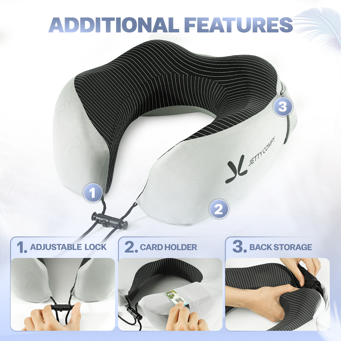 Kocoon Ultimate - Ergonomic Memory Foam Travel Neck Pillow