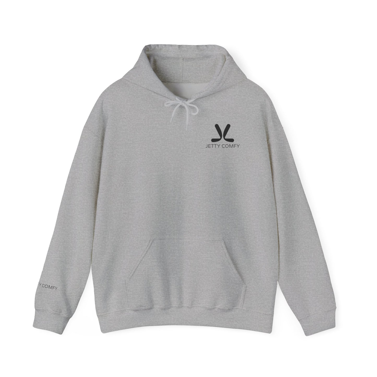 Jetty Comfy™ Signature Logo Unisex Hoodie – Cozy, Stylish & Minimalist
