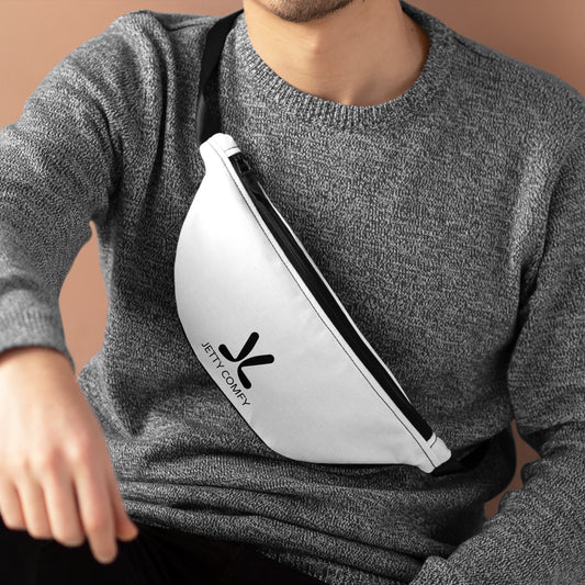 Jetty Comfy™ Signature Logo Fanny Pack – Minimalist, Durable & Travel-Ready