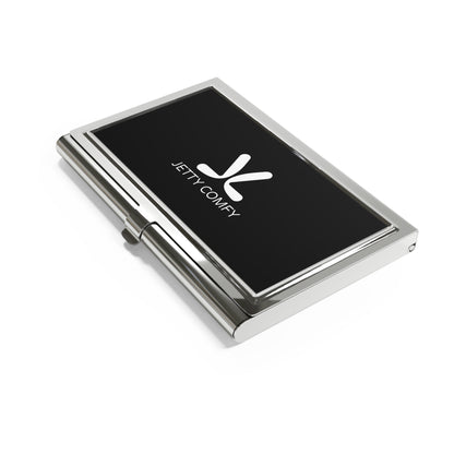 Jetty Comfy™ Glossy Metal Business Card Holder – Sleek, Secure & Professional