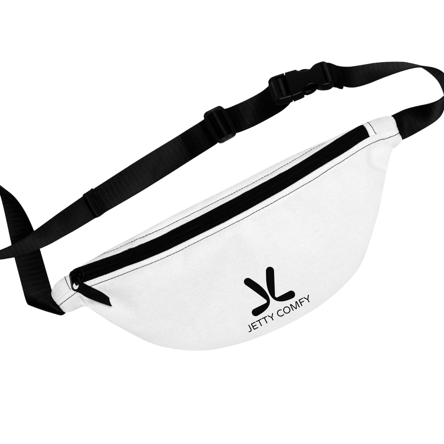 Jetty Comfy™ Signature Logo Fanny Pack – Minimalist, Durable & Travel-Ready