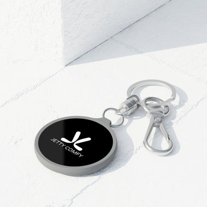 Jetty Comfy™ Acrylic Logo Keychain – Compact, Sleek & Pocket-Friendly