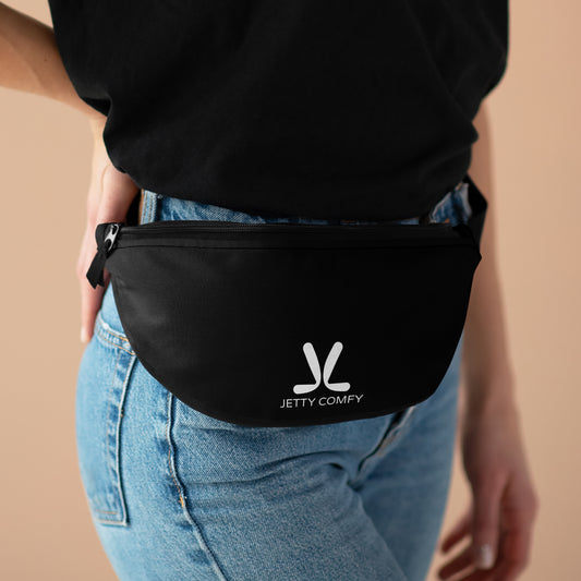 Jetty Comfy™ Signature Logo Fanny Pack – Minimalist, Durable & Travel-Ready