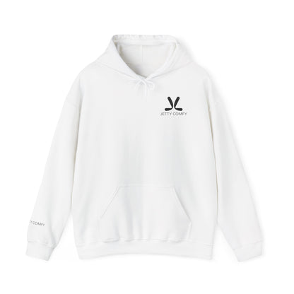 Jetty Comfy™ Signature Logo Unisex Hoodie – Cozy, Stylish & Minimalist