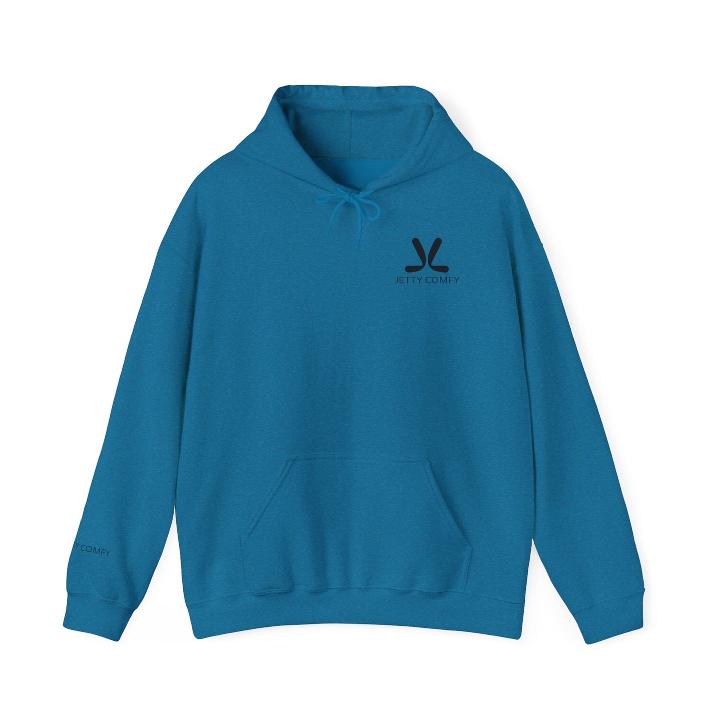 Jetty Comfy™ Signature Logo Unisex Hoodie – Cozy, Stylish & Minimalist