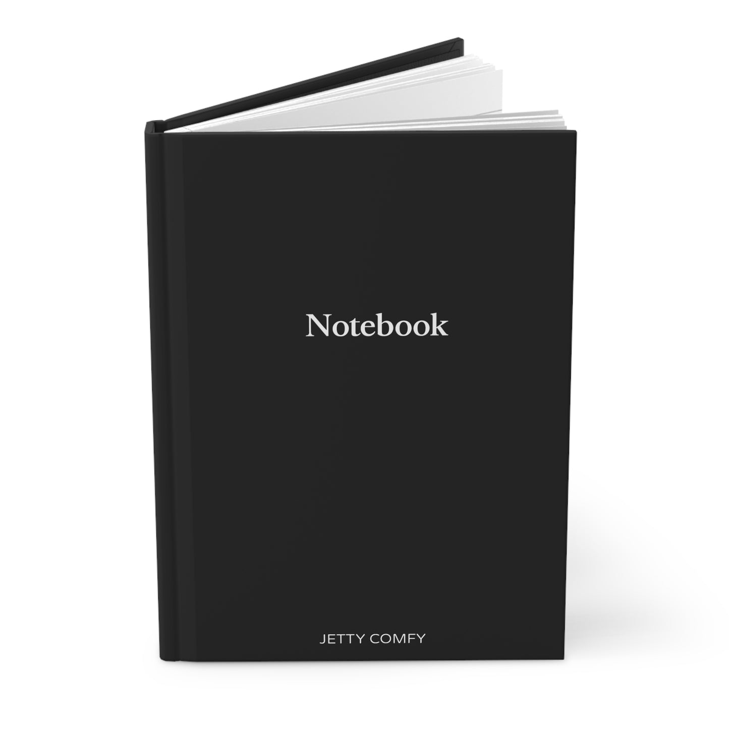 Jetty Comfy™ Signature Hardcover Notebook – Matte Finish, Lined Pages & Minimalist Style
