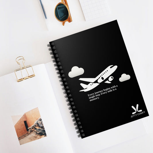 Jetty Comfy™ Signature Spiral Notebook – Compact, Ruled & Minimalist Design