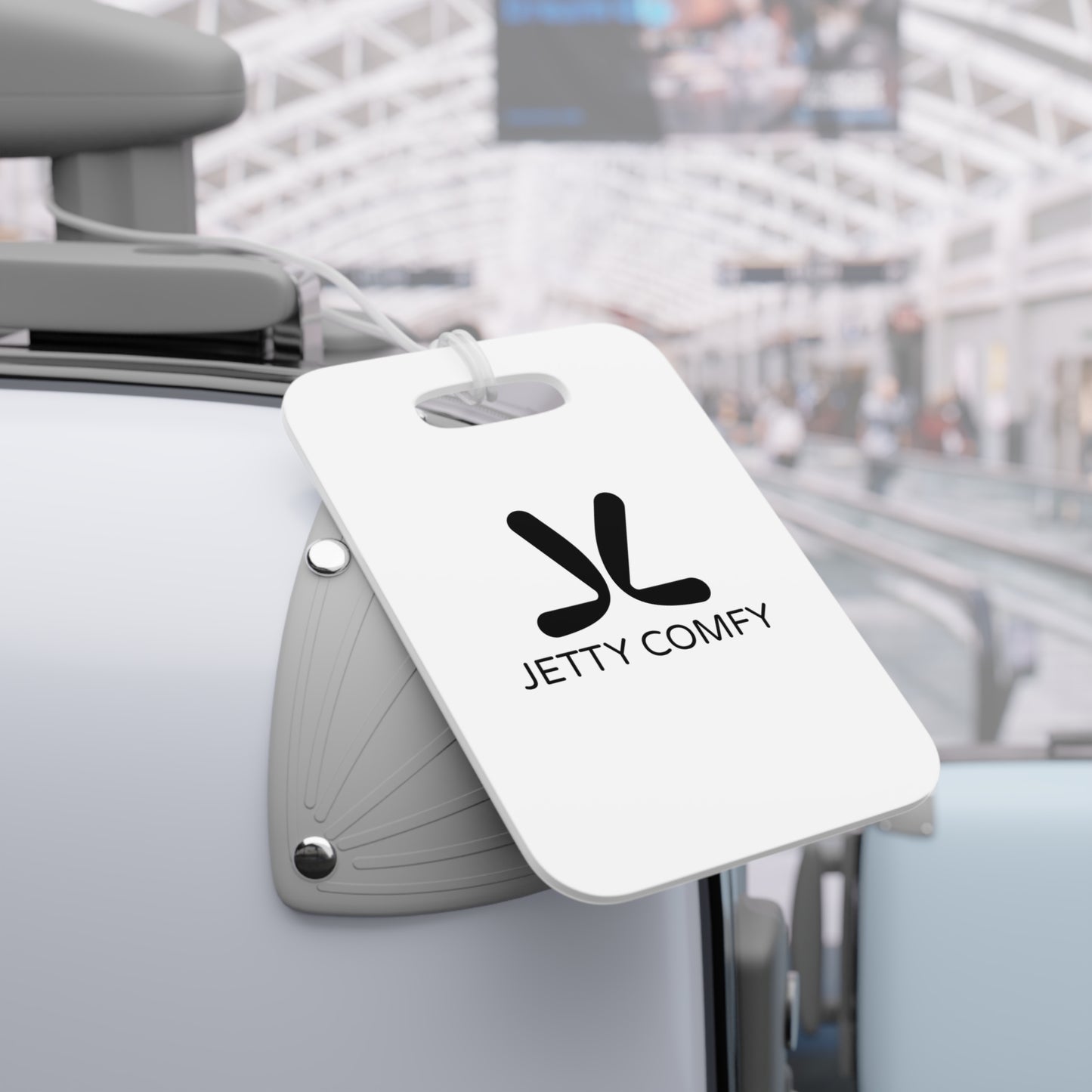 Jetty Comfy™ Signature Luggage Tag – Glossy, Durable & Travel-Ready