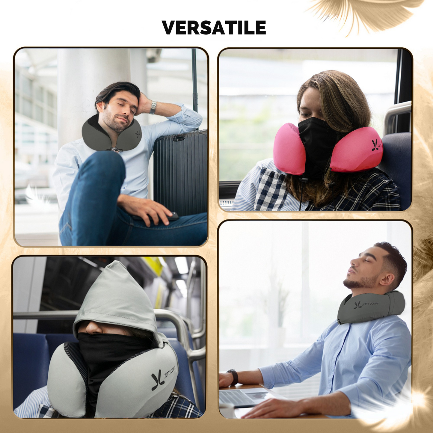 Kocoon Ultimate - Ergonomic Memory Foam Travel Neck Pillow